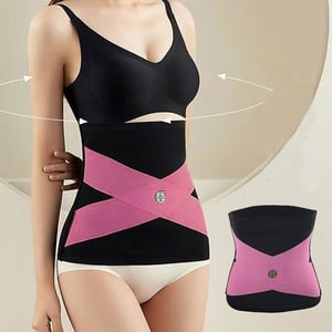 Body Shaper Belt Cross Abdominal Band - Black 3XL