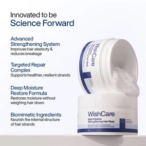 WishCare Multi Peptide Strengthening Hair Mask 110g •