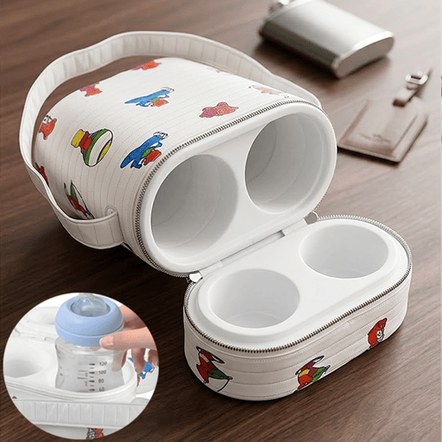 Portable Dual Compartment Insulated Feeder Warmer & Cooler Bag