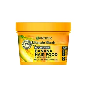 Garnier Ultimate Blends Nourishing Banana Hair Food + Vitamins C, E, F Multi-Use Hair Mask For Dry Hair 400ml