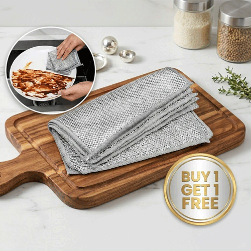 Silver Cleaning Reusable Non-Stick Cloth (Buy 1 Get 1 Free)