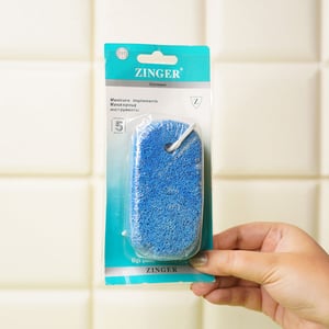 Zinger Pumice Stone Foot Scrub - Blue