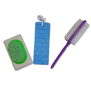 Health Pumice Stone 3pcs Set - Blue