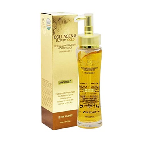 3W Clinic Collagen & Luxury Gold Essence 150ml •