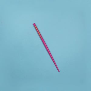 Small Size Stylish Hair Stick - Hot Pink