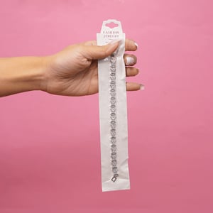 Women High Quality AD Stone Bracelet With Pouch - 004