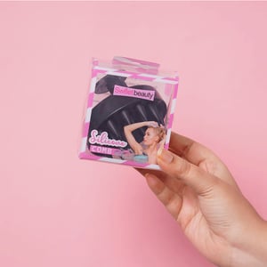 Sweet Beauty Silicone Hair Scalp Massage Brush - Black