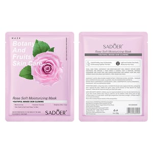 SADOER Rose Soft Moisturizing Facial mask 25g