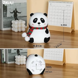 Color Changing Silicone Panda Night Light