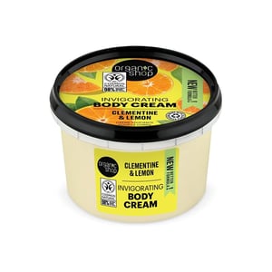 Organic Shop Invigorating Body Cream 250ml - Clementine & Lemon