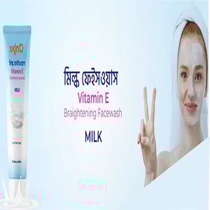 Skin'O Vitamin E Brightening Facewash 110ml - Milk