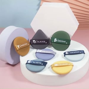 Multicolour Makeup Puff 7pcs Set