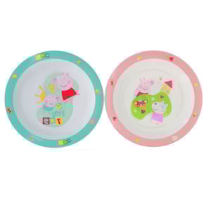 Peppa Pig Grow With Peppa Feeding Plate - Peach 6m+