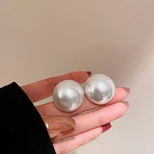 Women's Silver Needle Mermaid Elegant Earring (240012)