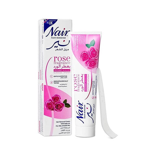 Nair Rose Fragrance Hair Removal Cream 110g •