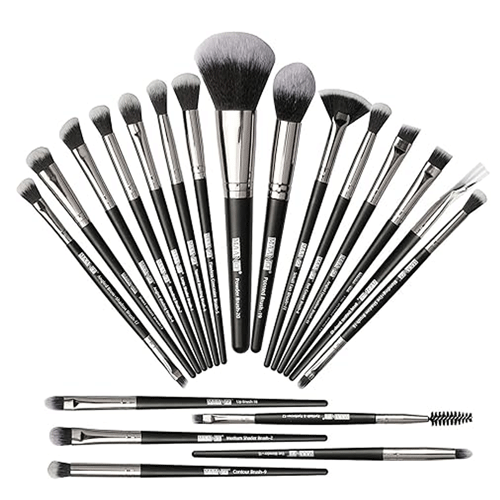 MAANGE Makeup Brush 20pcs - Black
