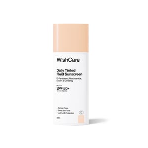 WishCare Daily Fluid Tinted Sunscreen 50ml SPF50 PA++++ L103 •