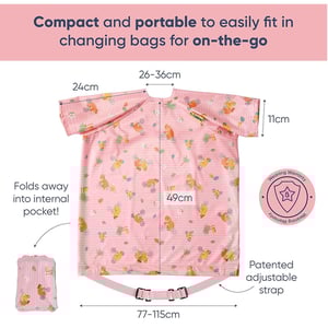 Bilbado Short Sleeve Weaning Coverall - Teddy Bears Bike Ride (1912)