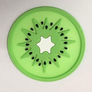 Silicone Mug Coaster 6pcs - Kiwi