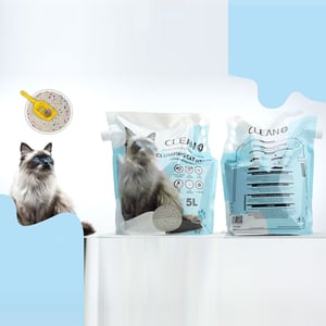 Clean Plus Clumping Cat Litter 5L - Lavender