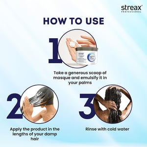 Streax Professional Vitariche Care Smooth & Shine Hair Masque 500g