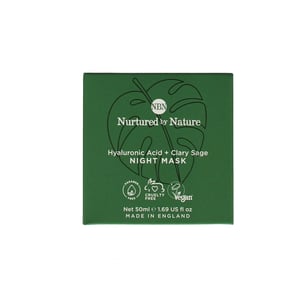 Nurtured By Nature Hyaluronic Acid And Clary Sage Night Mask 50ml