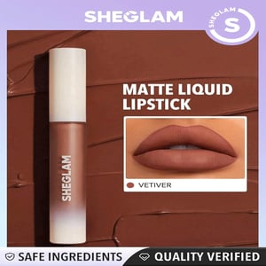 Sheglam Matte Allure Liquid Lipstick 3.1g- Vetiver •