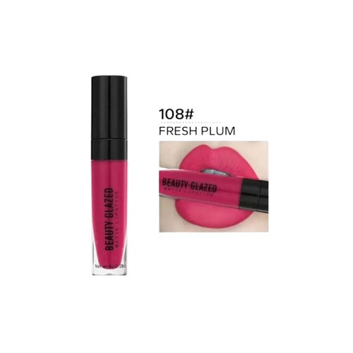 Beauty Glazed Matte Lipstick 8g - 108 FRESH PLUM
