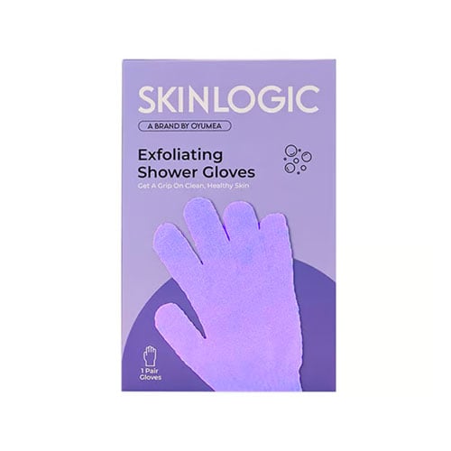 Skinlogic Exfoliating Shower Gloves - Lavender