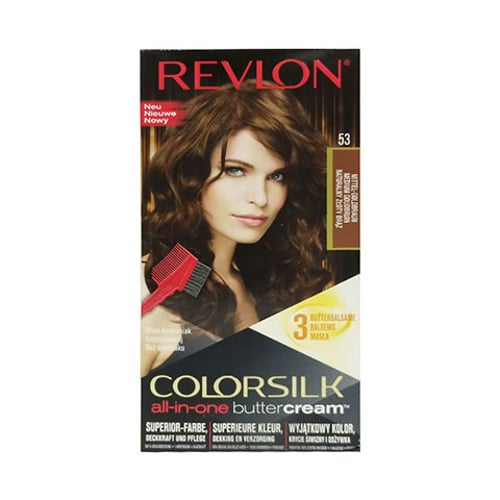 Revlon ColorSilk Buttercream Hair Color - 53 Medium Golden Brown  •