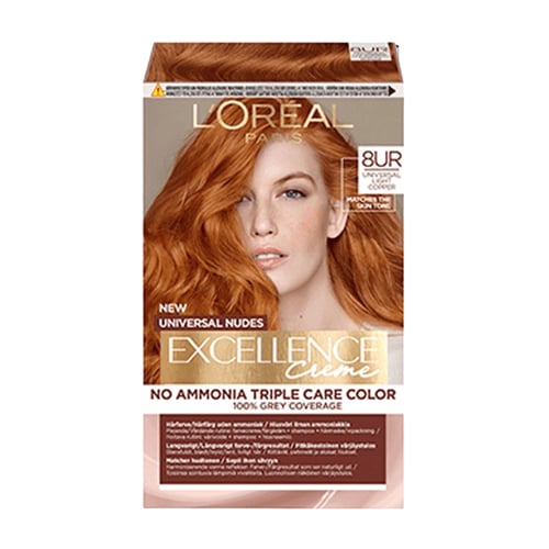 L'Oreal Paris Excellence Creme Haircolour - 8UR Universal Red•