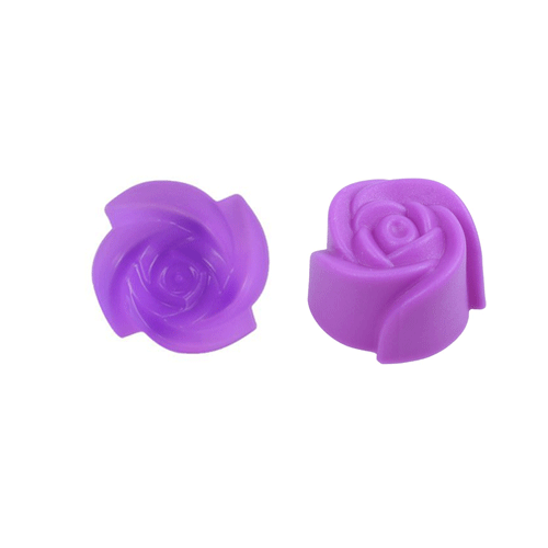 Rose Shape Cup-Cake Baking Silicon Cup - Lavender