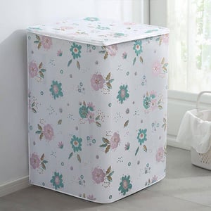 Yalijin Washing Machine Cover - White Floral
