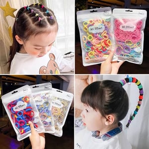 Candy Color Girls Hair Rubber Band - 50pcs (240017)