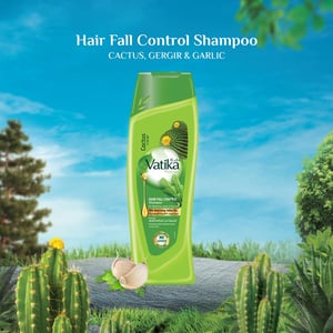 Dabur Vatika Naturals Cactus And Gergir Hair Fall Control Shampoo 400ml