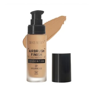 Swiss Beauty Airbrush Finish Full Coverage Foundation 30ml - 3 Nude Beige