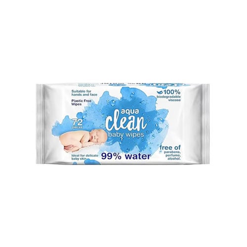 Aqua Clean Baby Wet Wipes 72 pieces