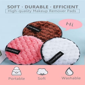 Clean Sponge Makeup Remover Puff - Pink