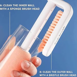 Adjustable Double Sided Cleaning Cup Brush