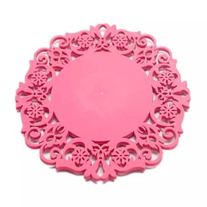 Dining Table Silicone Insulation Mats - Pink