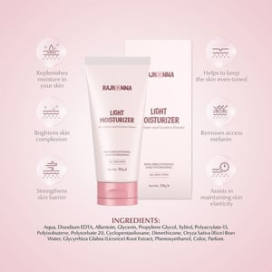 Rajkonna Light Moisturizer With Rice Water And Licorice Extract 50ml
