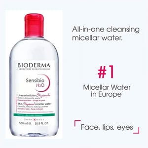 Bioderma Sensibio H2O Makeup Removing Cleansing Micellar Water 500ml•