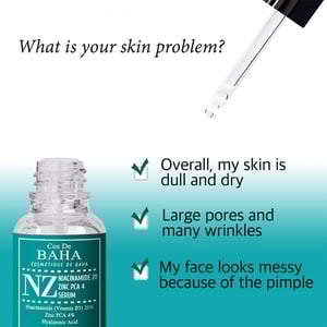 Cos De BAHA Niacinamide 20% + Zinc PCA 4% Serum 30ml - NZ •