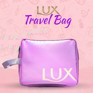 Buy 3 Lux Shower Gel Get 3 Loofa And Travel Bag Free (Black Orchid, Orange Blossom, French Rose)