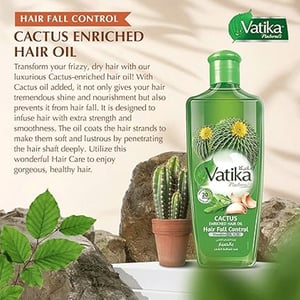 Dabur Vatika Naturals Cactus Enriched Hair Oil 300ml  •