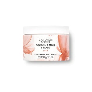 Victoria's Secret Calm Coconut Milk And Rose Exfoliating Body Scrub 368g  •