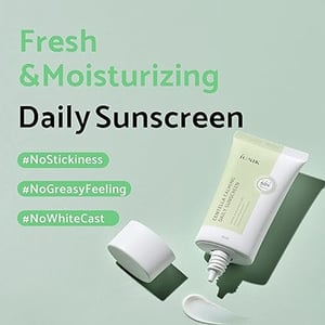 IUNIK Centella Calming Moisture Daily Sunscreen SPF 50+ PA++++ 60ml •