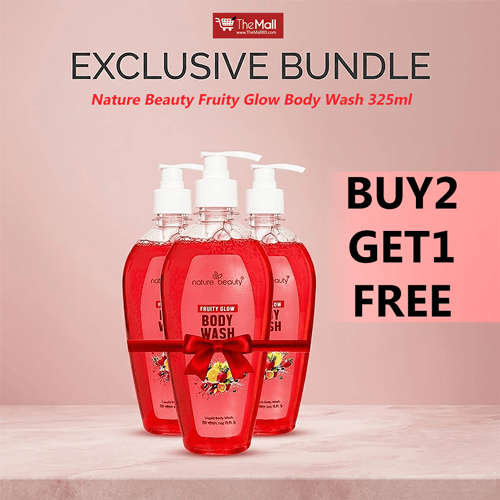 Nature Beauty Fruity Glow Body Wash 325ml (Buy 2 Get 1 Free)