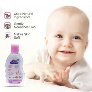 Kodomo Pink Hanabaki Baby Oil 200ml