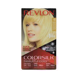 Revlon Colorsilk Beautiful 3D Hair Color - 03 Ultra Light Sun Blonde  •